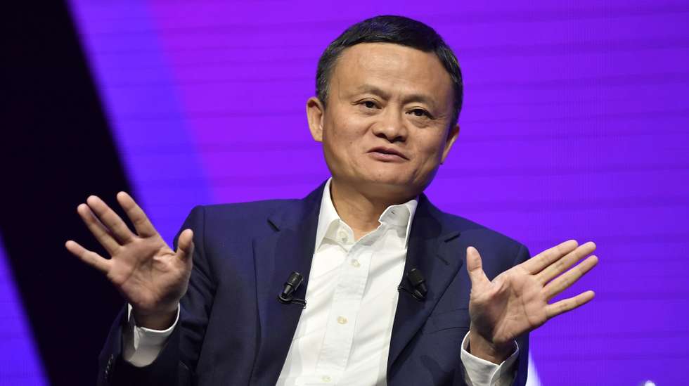 epa10393966 (FILE) Jack Ma, co-founder of Alibaba Group at the Vivatech startups and innovation fair, in Paris, France, 16 May 2019 (reissued 07 January 2023).  Ant Group announced on 07 January 2023 an overhaul of its shareholding structure with ten people now to ''exercise their voting rights independently'' and to no longer act in concert when exercising their voting rights.  EPA/JULIEN DE ROSA *** Local Caption *** 55197041