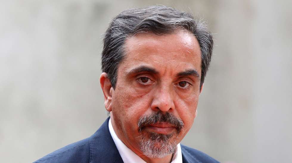 epa10700517 Portugal's Secretary of State for National Defense Marco Capitao Ferreira arrives to attend the European Air Defense Conference at Les Invalides in Paris, France, 19 June 2023.  EPA/GEOFFROY VAN DER HASSELT / POOL  MAXPPP OUT
