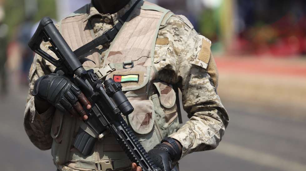 Forças armadas da Guiné- Bissau, em Bissau, 17  de novembro  de 2023. ANTÓNIO COTRIM/LUSA