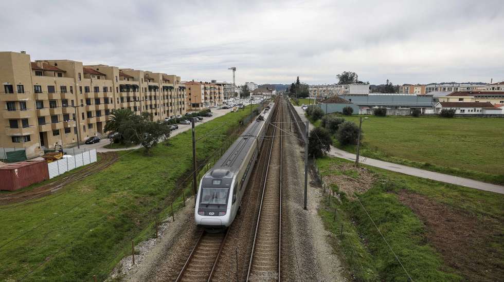 Na Mealhada, o trajeto para a passagem do comboio de alta velocidade, passa a alguns quilómetros do traçado da atual linha do norte, Mealhada, 8 de janeiro de 2024. (ACOMPANHA TEXTO DE 11 DE JANEIRO DE 2024). PAULO NOVAIS/LUSA
