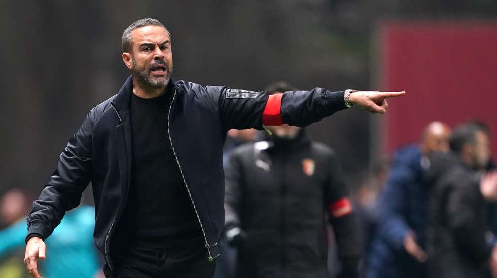 Artur Jorge treinador do Sporting de Braga durante o jogo com o Desportivo de Chaves da 19ª jornada a contar para a Primeira Liga de Futebol realizado no Estádio Municipal de Braga, 31 de janeiro de 2024. HUGO DELGADO/LUSA