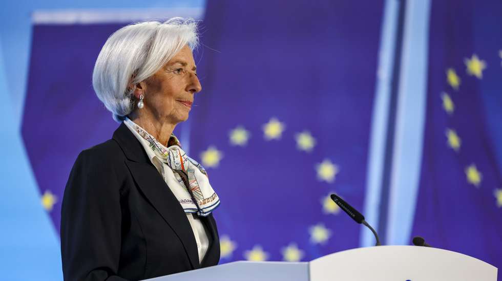 epa11204106 European Central Bank (ECB) President Christine Lagarde addresses a press conference following the meeting of the ECB Governing Council in Frankfurt am Main, Germany, 07 March 2024.  EPA/CHRISTOPHER NEUNDORF