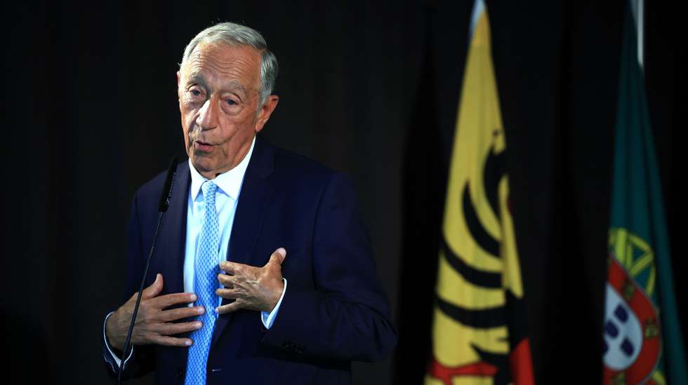 O Presidente da República, Marcelo Rebelo de Sousa, durante um encontro com alunos de português no âmbito das Comemorações do 10 de Junho, Dia de Portugal, de Camões e das Comunidades Portuguesas, em Genebra, na Suíça, 11 de junho de 2024. ESTELA SILVA/LUSA