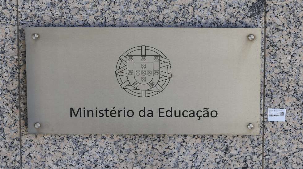 Logotipo do Ministério da Educação, Lisboa 15 de abril de 2024. ANTÓNIO COTRIM/LUSA
