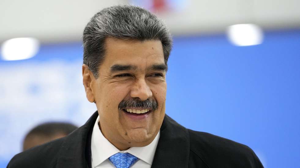 epa11679366 Venezuelan President Nicolas Maduro arrives at the BRICS Summit in Kazan, Russia, 24 October 2024. The BRICS summit takes place from 22 to 24 October.  EPA/ALEXANDER ZEMLIANICHENKO / POOL