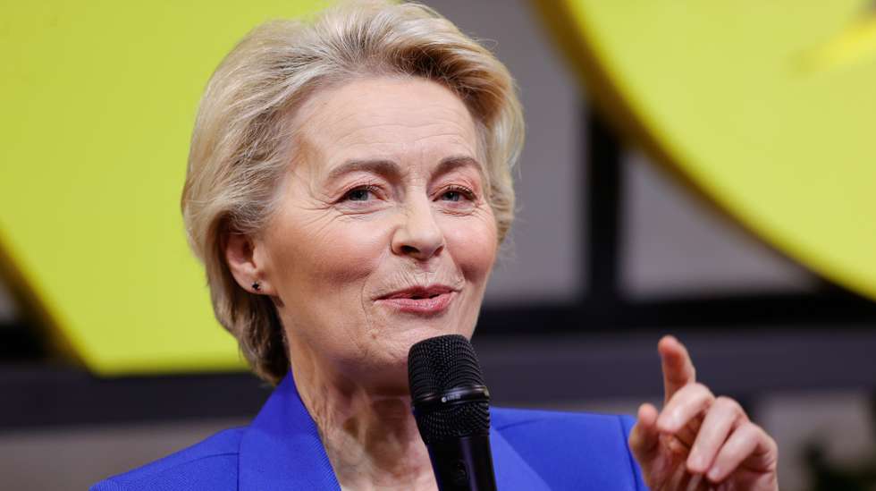 epa11726661 European Commission President Ursula von der Leyen is taking part in the Global Citizen Now summit at the Getulio Vargas Foundation in Rio de Janeiro, Brazil, 17 November 2024. Ursula von der Leyen urged the world to triple renewable energy, stating that this goal should not only be an objective for the European Union but also for other countries, including African countries for their potential and their shortcomings.  EPA/ANDRE COELHO