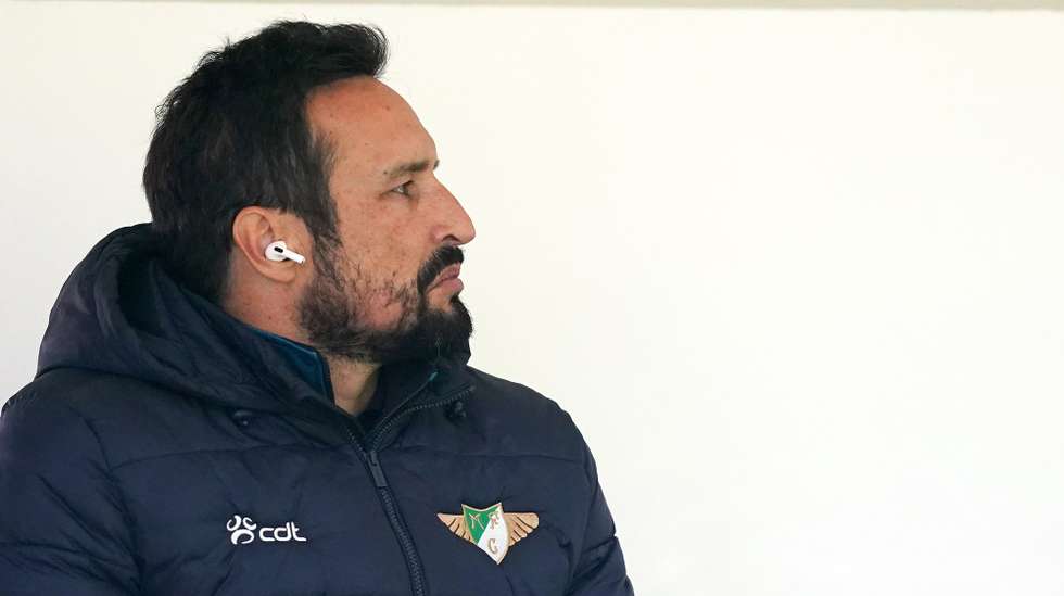 César Peixoto treinador do Moreirense durante o jogo com o SC Braga a contar para a Primeira Liga de Futebol realizado no Estádio Comendador Joaquim de Almeida Freitas em Moreira de Cónegos,  Portugal, 3 de fevereirode  2025. HUGO DELGADO/LUSA