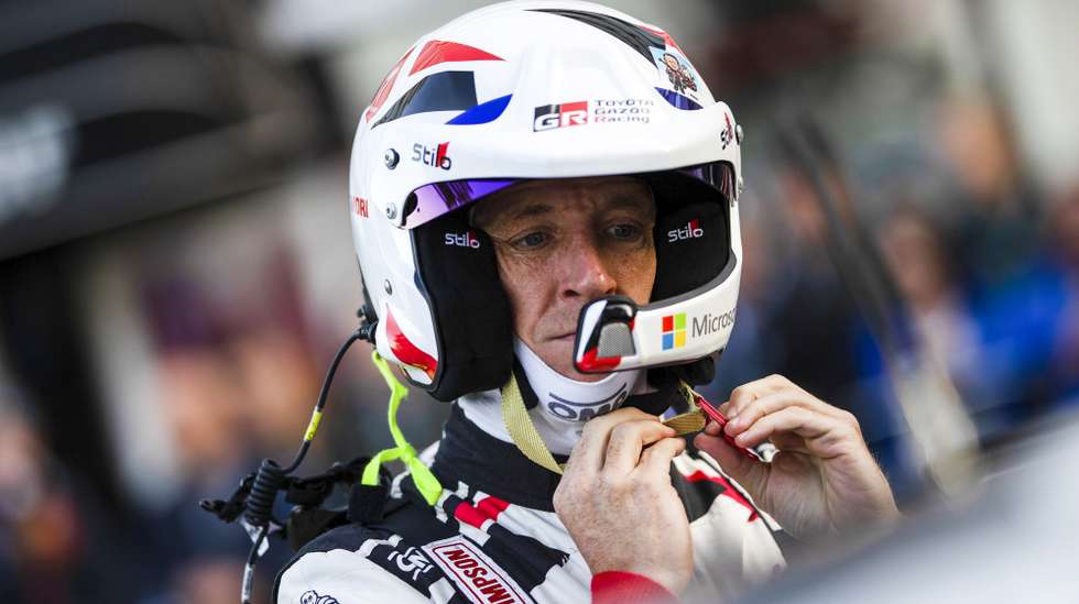 epa07753937 Kris Meeke of Britain during the first day of the Rally Finland as part of the World Rally Championship (WRC) near Jyvaskyla, Finland, 02 August 2019.  EPA/REPORTER IMAGES