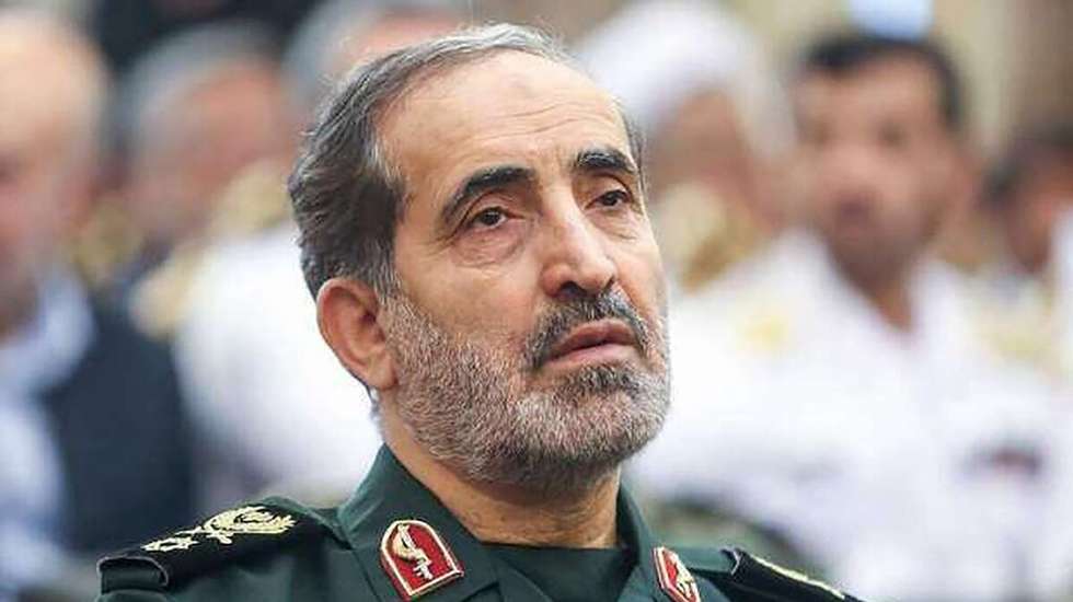 epa12180408 An undated handout picture made available by Iran's Supreme Leader Office shows Iranian Revolutionary Guard Corps (IRGC) Major General Ali Shadmani in Tehran, Iran (issued 17 June 2025). Israel's military claimed on 17 June 2025, that the Israeli Air Force killed Major General Ali Shadmani, the new head of Iran's military emergency command (Khatam al-Anbiya Central Headquarters), in an overnight airstrike targeting a command center in the Iranian capital Tehran.  EPA/IRAN'S SUPREME LEADER OFFICE HANDOUT -- BEST QUALITY AVAILABLE -- HANDOUT EDITORIAL USE ONLY/NO SALES