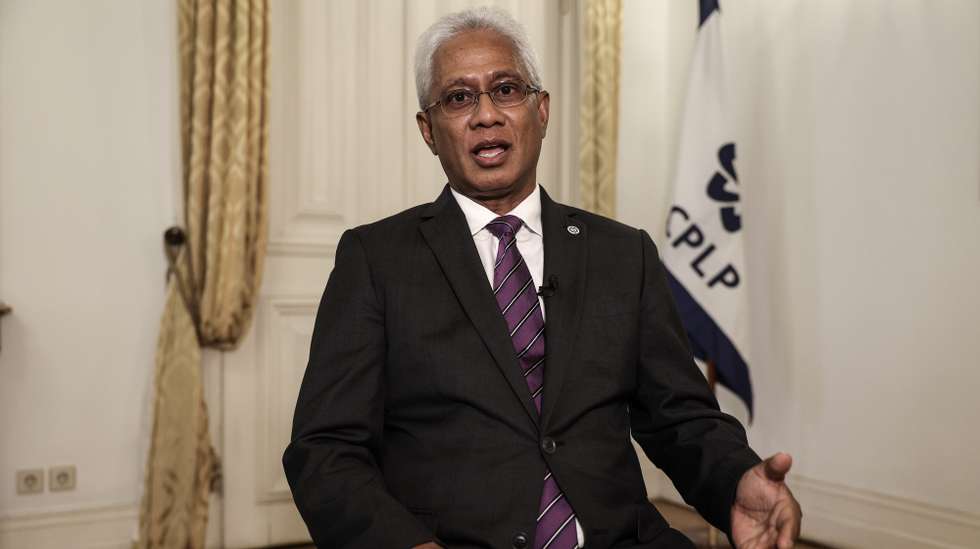 Entrevista ao secretário Executivo da CPLP, Zacarias da Costa, na sede da Comunidade dos Países de Língua Portuguesa (CPLP) em Lisboa, 17 de agosto de 2023. (ACOMPANHA TEXTO DE 22-08-2023) MIGUEL A. LOPES/LUSA