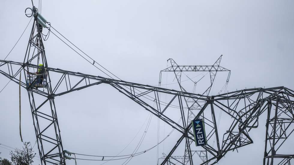 Damage caused to high-voltage power poles from Redes Energéticas Nacionais (REN) aftermath Kristin depression on Wednesday in Marinha Grande, Leiria, Portugal, 30 January 2026. The passage of depression Kristin through Portuguese territory left a trail of destruction, causing five deaths and leaving several people homeless. CARLOS BARROSO/LUSA