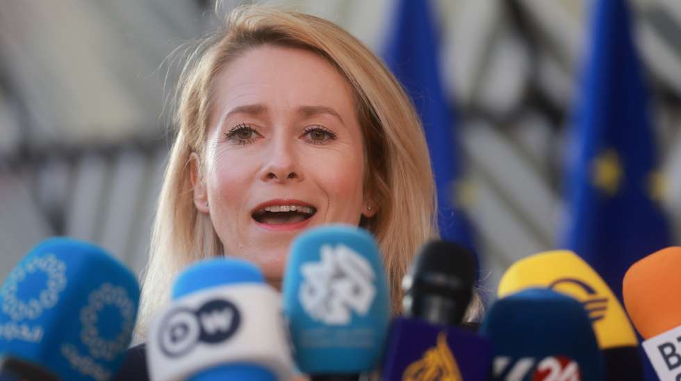 epa12824676 European Union High Representative for Foreign Affairs and Security Policy Kaja Kallas arrives ahead of a Foreign Affairs Council meeting at the Council of the European Union in Brussels, Belgium, 16 March 2026. EU ministers are discussing the impact of the escalating conflict in the Middle East and possible measures to safeguard freedom of navigation through the strategically vital Strait of Hormuz, including potential contributions to the EU maritime security mission Aspides and additional sanctions on Iran.  EPA/OLIVIER HOSLET