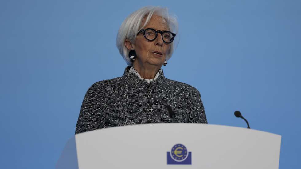 epa12833259 European Central Bank (ECB) President Christine Lagarde addresses a press conference following the meeting of the ECB Governing Council in Frankfurt am Main, Germany, 19 March 2026.  EPA/CHRISTOPHER NEUNDORF