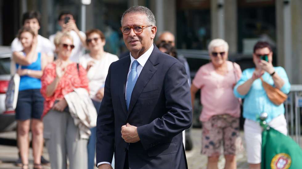 O Presidente da República, António José Seguro, à chegada para a inauguração do Muzeu - Pensamento e Arte Contemporânea dst, em Braga, 23 de abril de 2026. HUGO DELGADO/LUSA