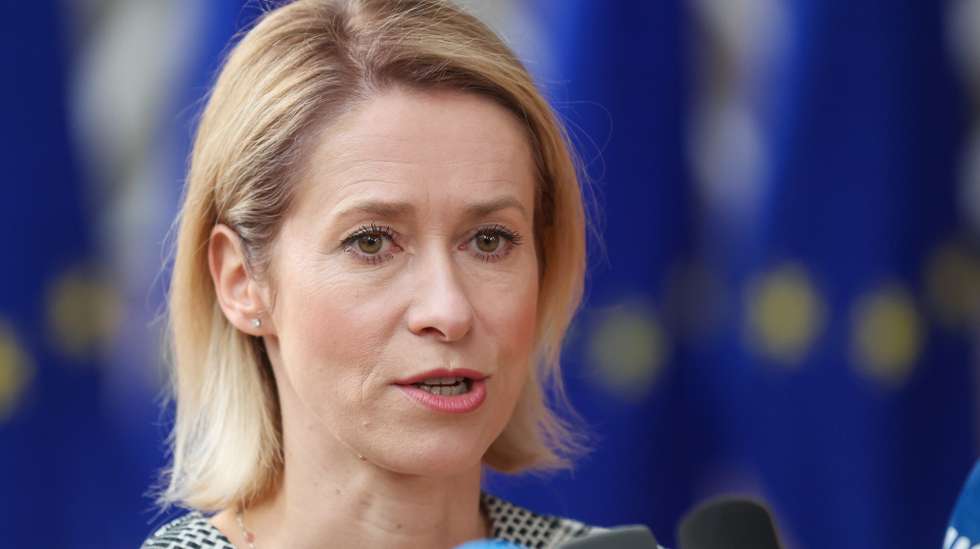epa12948925 European Union's High Representative or Foreign Affairs and Security Policy, Kaja Kallas speaks to the media upon arrival for Foreign Affairs Council in its defence configuration, Brussels, Belgium, 12 May 2026. The Council will discuss EU defense readiness, coordinate continued military assistance for Ukraine, and evaluate recent security developments in the Middle East.  EPA/OLIVIER HOSLET