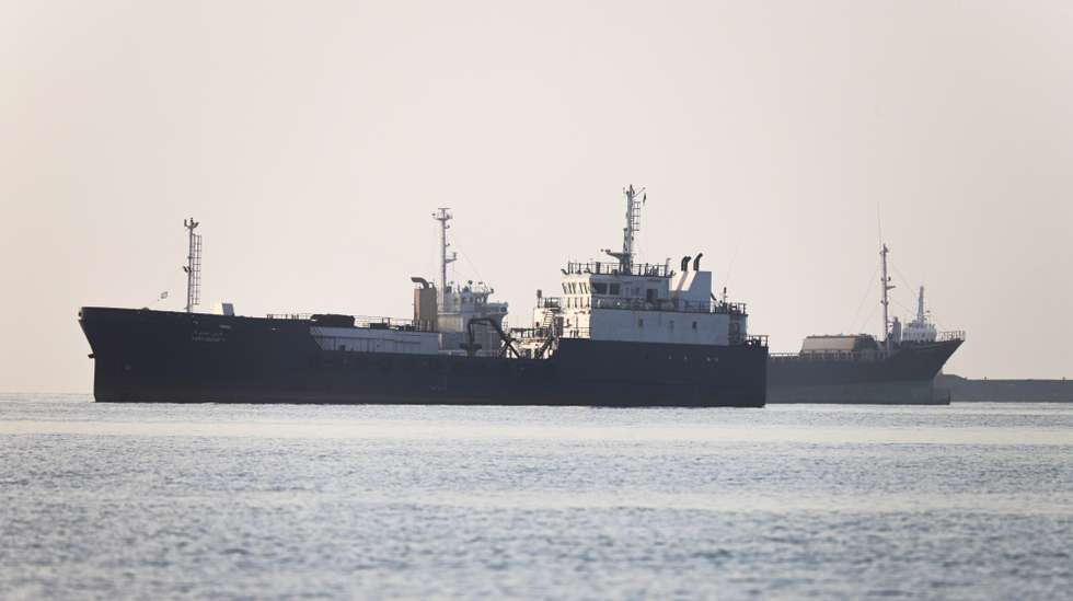 epa13009260 A handout photo made available by Isna News Agency shows cargo ships stuck in the Strait of Hormuz, along the coast of Bandar Abbas, in southern Iran, 01 June 2026. According to Iranian state media, the military's central command warned all vessels to secure Islamic Revolution Guards Corps (IRGC) Navy clearance to pass through the strait or face maritime security risks.  EPA/AMIRHOSSEIN KHORGOOEI/ ISNA NEWS AGENCY HANDOUT RESTRICTIONS: NO Access Israel Media/Persian Language TV Stations Outside Iran/Strictly No Access BBC Persian/VOA Persian/Manoto TV/Iran International TV. (As mandated by Iran's Directorate General for Foreign Media) -- HANDOUT EDITORIAL USE ONLY/NO SALES