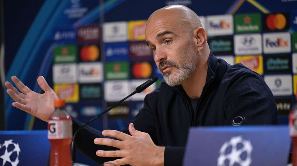 Manchester City's head coach, Enzo Maresca, attends a press conference at Dragao stadium, in Porto, Portugal, 07 September 2026. Manchester City will face FC Porto in a Champions League, league fase match, on Tuesday, 08 September.  FERNANDO VELUDO/LUSA