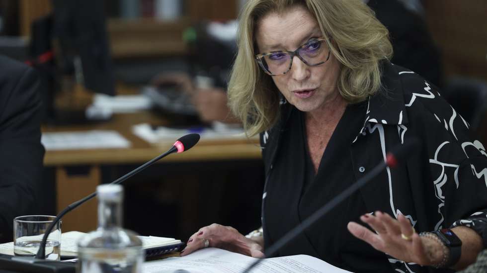 Ministra do Trabalho, Solidariedade e Segurança Social, Maria do Rosário Palma Ramalho ouvida na Comissão de Trabalho, Segurança Social e Inclusão, a requerimento do grupo parlamentar do CH, sobre o anúncio pelo Governo da intenção de "proceder à revisão da Lei da Greve", na Assembleia da República em Lisboa, 25 de setembro de 2025. MIGUEL A. LOPES/LUSA