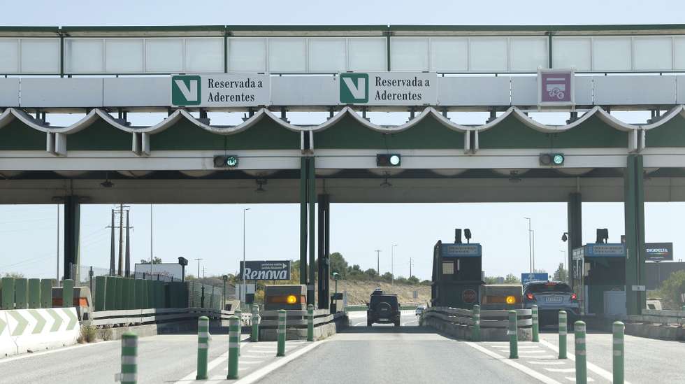 Portagem de Torres Novas, à saída da auto-estrada A1, Santarém, 02 de julho de 2023. ANTÓNIO PEDRO SANTOS/LUSA