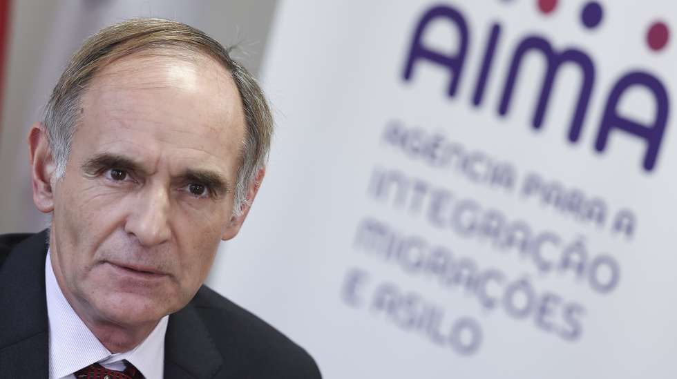 O presidente da Agência para a Integração, Migrações e Asilo (AIMA), Pedro Portugal Gaspar, durante a entrevista à agência Lusa, em Lisboa, 01 de outubro de 2024. (ACOMPANHA TEXTO DE 2 DE OUTUBRO DE 2024). ANTÓNIO COTRIM/LUSA
