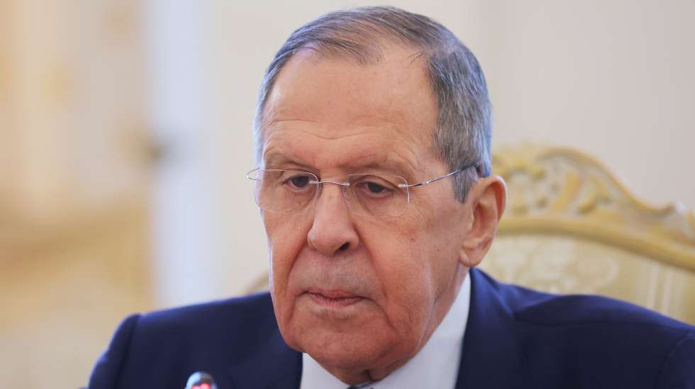O ministro dos Negócios Estrangeiros russo Serguei Lavrov