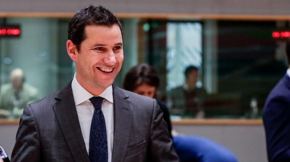 epa08081261 Portugal's Secretary of State of Energy Joao Galamba looks on during an Environment Council meeting at the European Council in Brussels, Belgium, 19 December 2019.  EPA/STEPHANIE LECOCQ