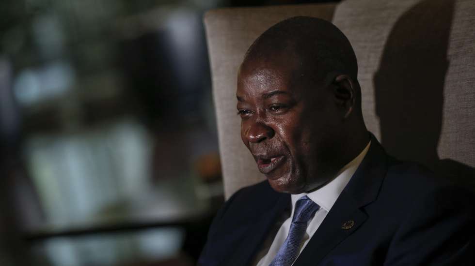 O primeiro-ministro da Guiné-Bissau, Nuno Nabiam, em entrevista à agência Lusa, em Lisboa, 11 de julho de 2020. (ACOMPANHA TEXTO DA LUSA DO DIA 12 DE JULHO DE 2020). RODRIGO ANTUNES/LUSA