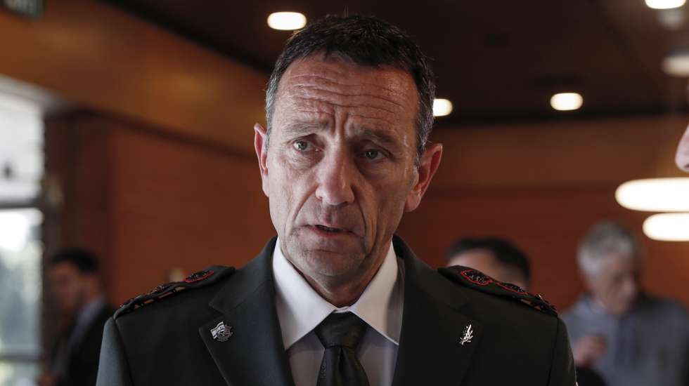 epa10511733 The Israeli Chief of the General Staff Herzi Halevi ahead of the meeting between the US Secretary of Defense Austin and Israel's Defense Minister Gallan at Ben Gurion airport, near Tel Aviv, Israel, 09 March 2023. Secretary Austin arrived to Israel as part of a regional tour that includes Egypt, Iraq and Jordan.  EPA/ATEF SAFADI