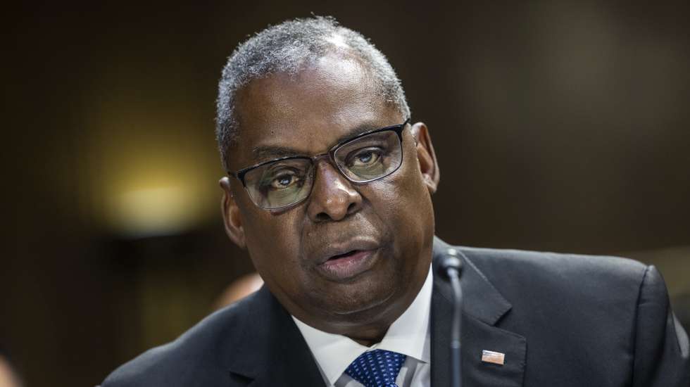 epa10632222 Secretary of Defense Lloyd Austin testifies before a Senate Appropriations Hearing on the president's proposed budget requests in the Dirksen Senate Office Building in Washington, DC, USA, 16 May 2023. Senators repeatedly questioned Secretary Austin and Secretary of State Antony Blinken on US-China relations.  EPA/JIM LO SCALZO