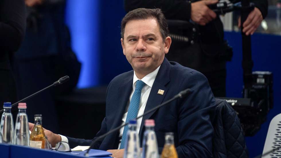 epa11709682 Portuguese Prime Minister Luis Montenegro attends an informal summit of the European Council at the Puskas Arena in Budapest, Hungary, 08 November 2024. The informal meeting takes place following the fifth European Political Community summit. Hungary is holding the presidency of the European Council until 31 December.  EPA/ZOLTAN BALOGH HUNGARY OUT
