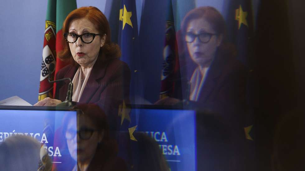 A ministra do Ambiente e Energia, Maria da Graça Carvalho, apresenta o novo Plano de Atuação para o setor dos Resíduos na sede do ministério em Lisboa, 07 de março de 2024. TIAGO PETINGA/LUSA