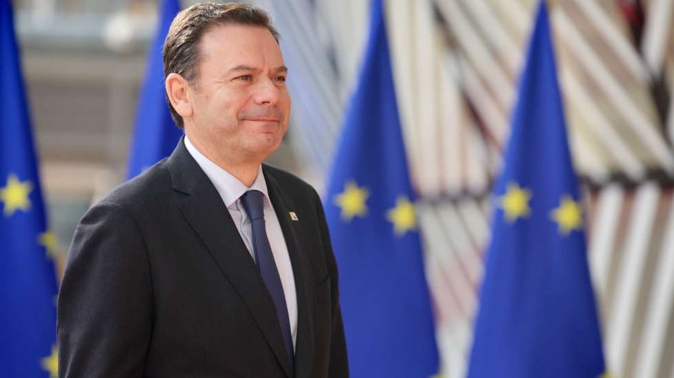 epa11975389 Portugal’s Prime Minister Luis Montenegro arrives for a European Council summit in Brussels, Belgium, 20 March 2025. Competitiveness, the latest developments in Ukraine and the European defense policy will be discussed by EU leaders at the summit.  EPA/OLIVIER MATTHYS
