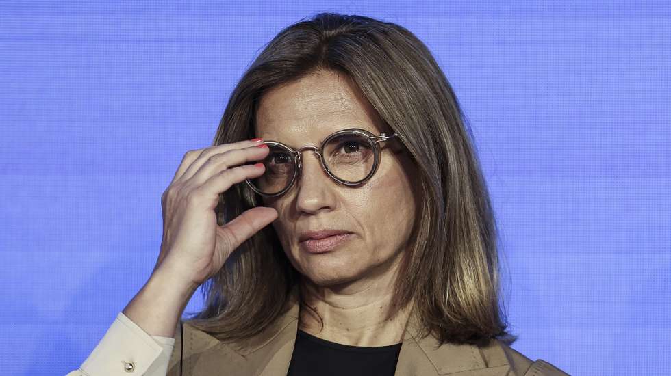 The CEO of MEO Ana Figueiredo during the international conference “The Lisbon Conference: Europe and Transatlantic Relations” this morning in Lisbon, Portugal, 16th June 2025. ANTONIO COTRIM /LUSA