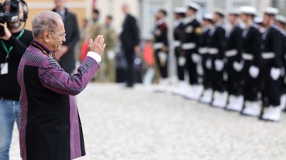 East Timor President, Jose Ramos Horta, arrives for the Portuguese President Antonio Jose Seguro swearing in ceremonies in Lisbon, Portugal, 09 March 2026. Antonio Jose Seguro, former secretary-general of the Portuguese Socialist Party, was elected President of the Republic in the second round of the presidential elections on 8 February, with over 3.5 million votes, a record number, 66.84% of the votes cast, against Andre Ventura, president of Chega. ANDRE KOSTERS/LUSA