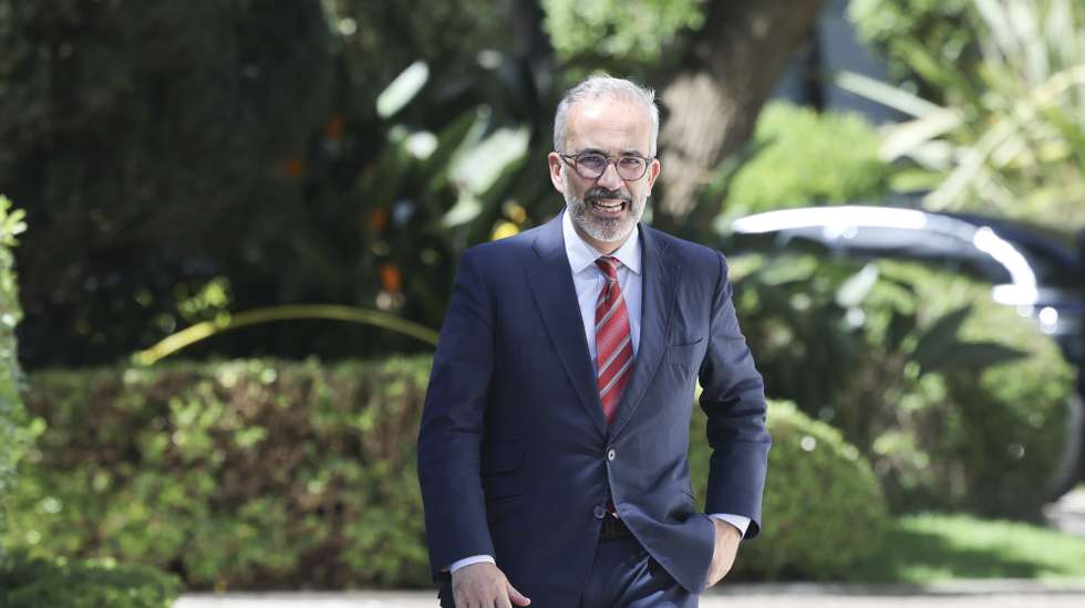 O ministro de Estado e dos Negócios Estrangeiros, Paulo Rangel, no Palácio de São Bento, em Lisboa, 22 de abril de 2026. ANTÓNIO COTRIM/LUSA