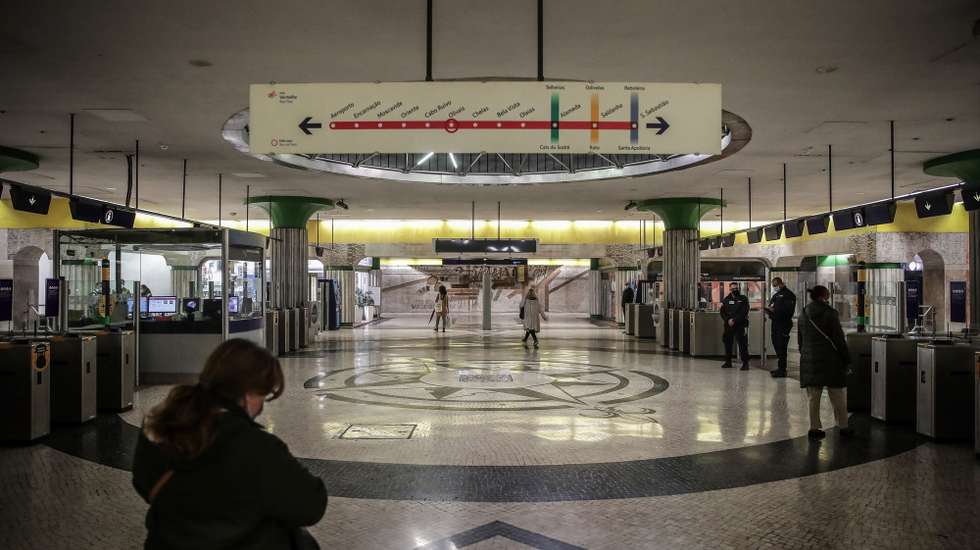 Estação do Metro dos Olivais depois das obras de requalificação