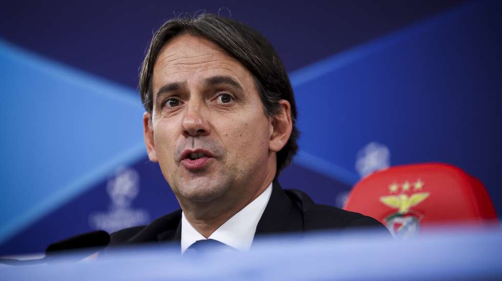 Inter Milão quer vencer Benfica para agarrar liderança do grupo da Champions