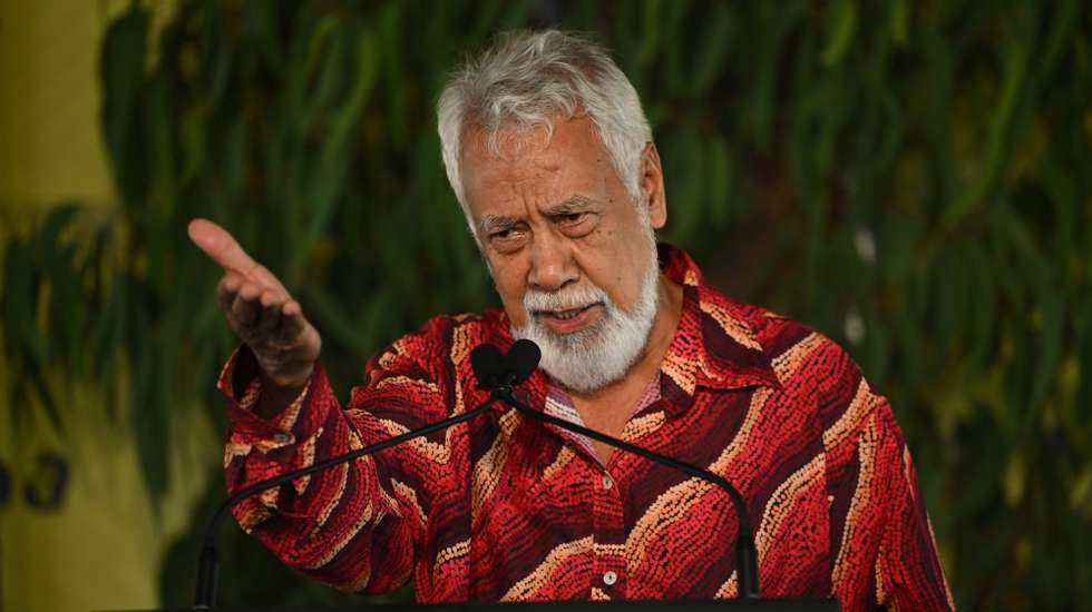 epa13145006 Kay Rala Xanana Gusmão, Prime Minister of the Democratic Republic of Timor-Leste speaks at the Key Forum as part of the 26th annual Garma Festival in Gulkula, Northern Territory, Australia, 01 August 2026. The Garma Festival takes place on the remote northeast Arnhem Land, celebrating Yolngu culture and customs in a four-day event hosted by the Yothu Yindi Foundation.  EPA/JAMES ROSS NO ARCHIVING - VISUALS FROM THE YYF GARMA 26TH ANNIVERSARY ARE STRICTLY FOR NEWS AND CURRENT AFFAIRS COVERAGE ONLY. VISUALS MUST NOT BE USED FOR PROMOTIONAL, ADVERTISING, COMMERCIAL, FUNDRAISING OR ANY OTHER PURPOSE AUSTRALIA AND NEW ZEALAND OUT
