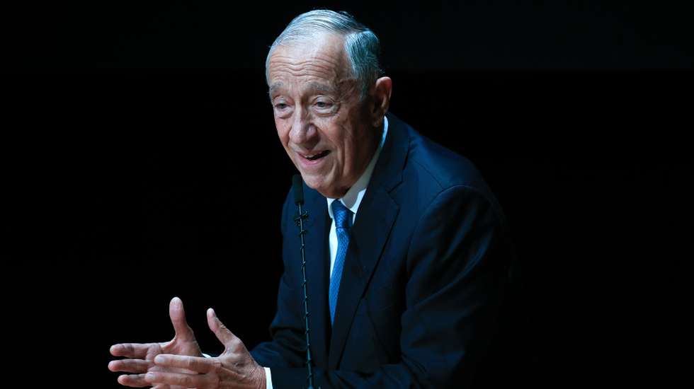 O Presidente da República, Marcelo Rebelo de Sousa, discursa durante a reunião do Conselho de Fundadores da Fundação de Serralves, no Porto, 13 de dezembro de 2024. ESTELA SILVA/LUSA