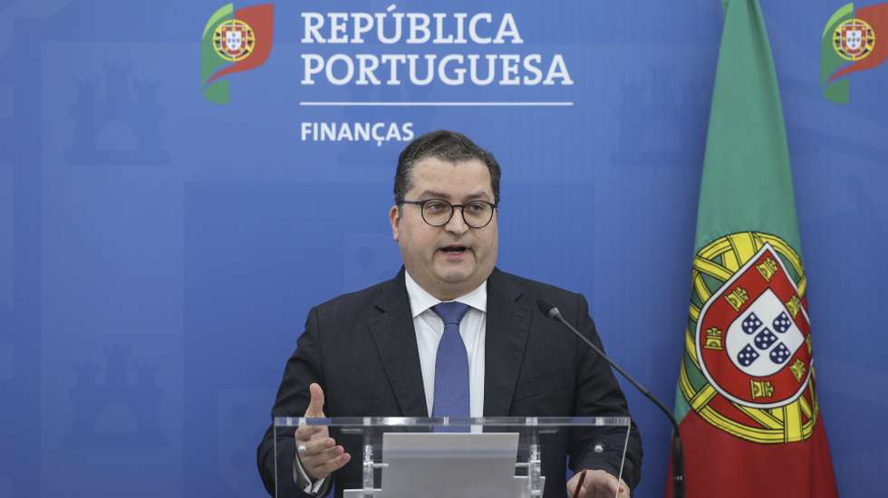 O ministro de Estado e das Finanças, Joaquim Miranda Sarmento