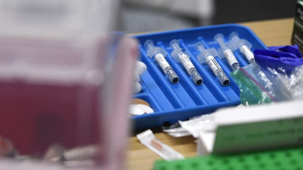 epa11933534 Vaccine syringes are seen ahead of a MMR vaccine drive at City of Lubbock Health Department in Lubbock, Texas, USA, 01 March 2025. According to an update from the Texas Department of State Health Services on Friday, there is an outbreak of measles in the South Plains region of Texas where 146 cases have been identified since late January. Twenty of the patients have been hospitalized and one child, who was not vaccinated, has died.  EPA/ANNIE RICE
