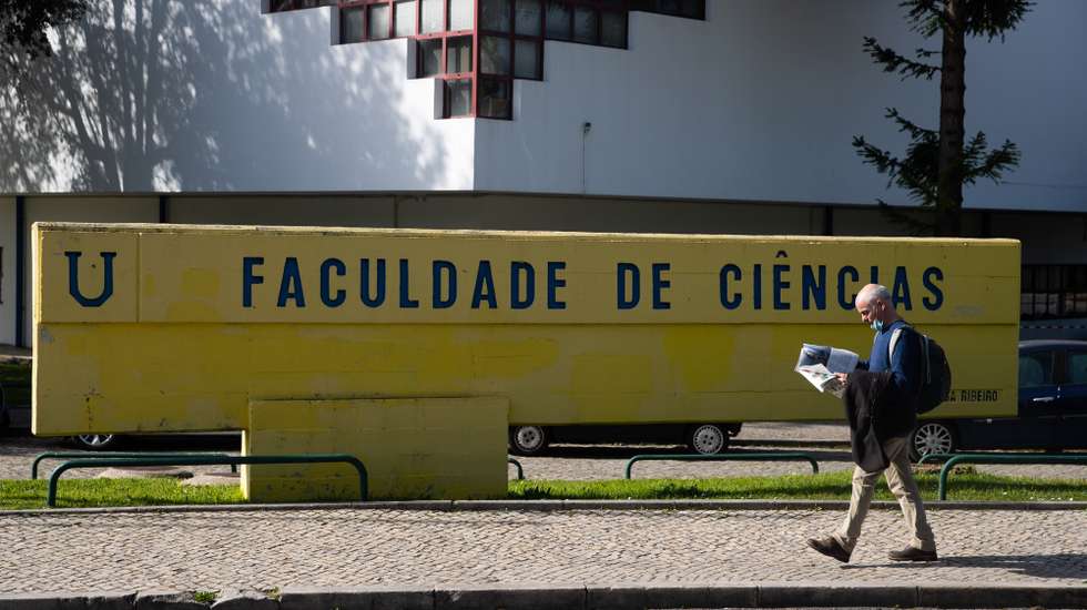 Faculdade de Ciências da Universidade de Lisboa, em Lisboa 11 de fevereiro de 2022. JOSÉ SENA GOULÃO/LUSA
