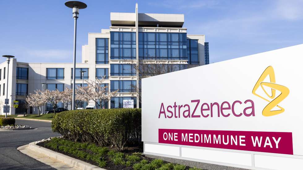 epa09117004 One of two US headquarters for the pharmaceutical and biotechnology company AstraZeneca in Gaithersburg, MD, USA, 05 April 2021. The European company is searching for a new manufacturer in the US for its COVID vaccinations after the Biden administration halted production at BaltimoreÃ•s Emergent BioSolutions plant.  EPA/JIM LO SCALZO