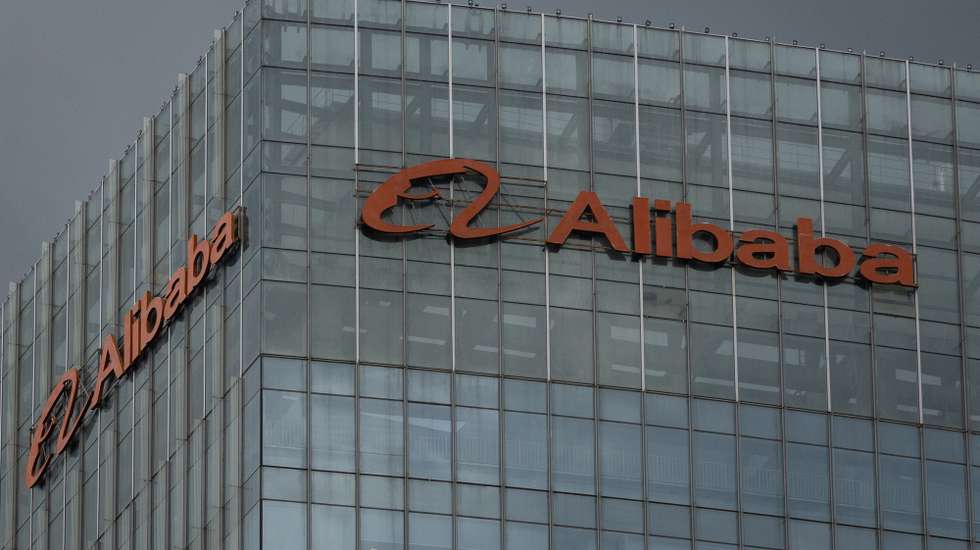 epa13025830 The Alibaba logo is displayed at a Alibaba office in Beijing, China, 09 June 2026. On 08 June, the Pentagon added Chinese companies Alibaba, BYD, and Baidu, among others, to a list of firms it said aid the Chinese military.  EPA/JESSICA LEE
