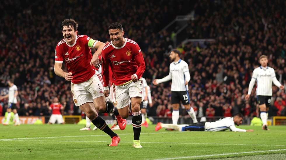 Ronaldo voltou a ser decisivo na Champions e fez o golo da reviravolta a nove minutos do final depois do empate de Maguire