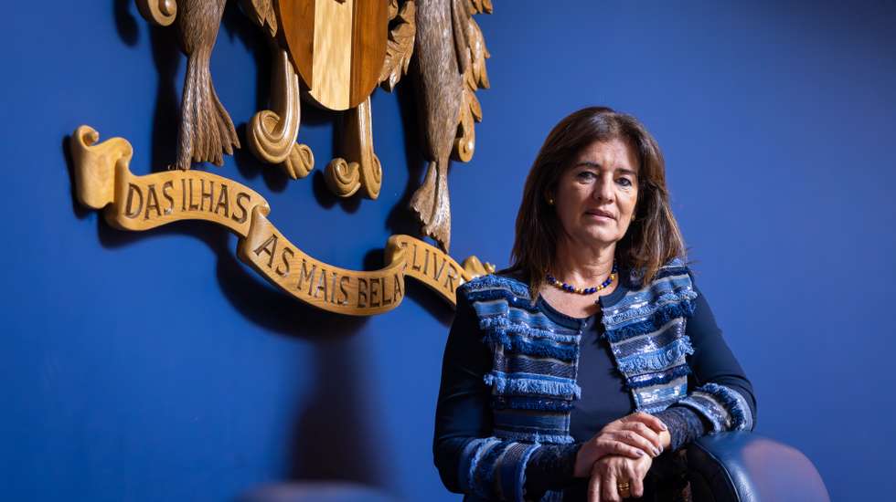 Rubina Leal, presidente da Assemleia Legislativa da Região Autónoma da Madeira, em enrevista á Agência Lusa no Funchal, 29 de abril de 2025. (ACOMPANHA TEXTO DA LUSA DE 06-05-2025) GREGÓRIO CUNHA/LUSA