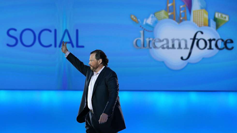 Marc Benioff reconheceu que a empresa contratou demasiadas pessoas durante a pandemia