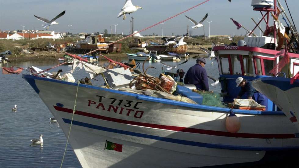 Barco de pesca em Tavira, Algarve