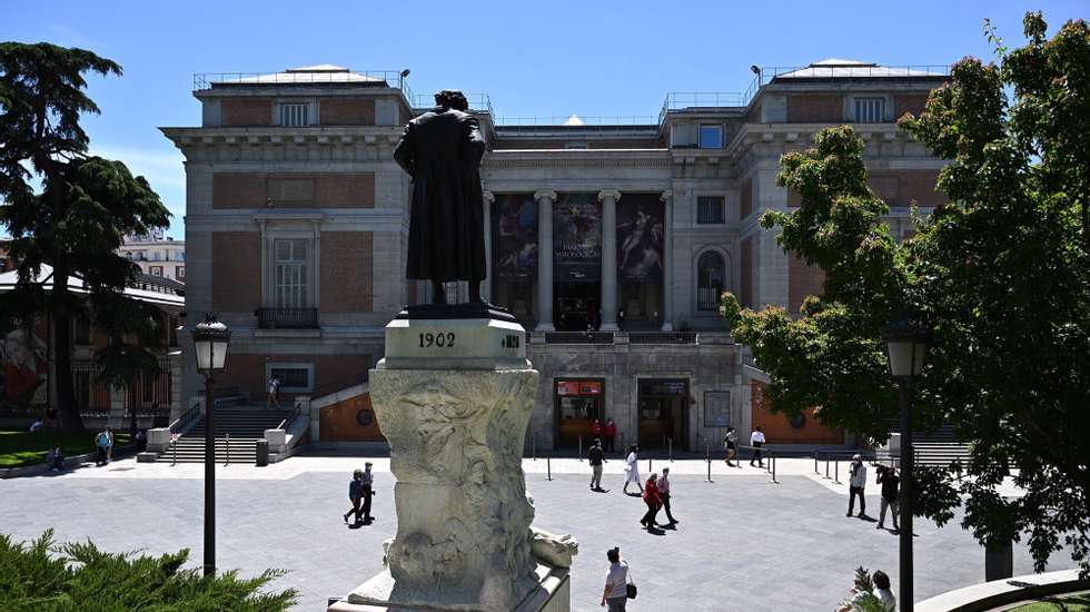 epa09365421 A view of the Prado Museum in Madrid, Spain, 25 July 2021, after the UNESCO added Madrid&#039;s historic Paseo del Prado boulevard and Retiro Park to its list of world heritage sites earlier on the day. Unesco World Heritage list committee decided the candidacy &#039;Landscape of Light&#039;, made up of the Paseo del Prado and the Buen Retiro park, would access the catalog in the category of the cultural landscape.  EPA/Fernando Villar