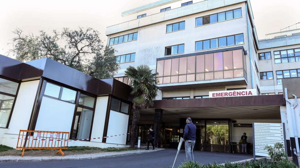 Fachada do hospital de S. Francisco Xavier
